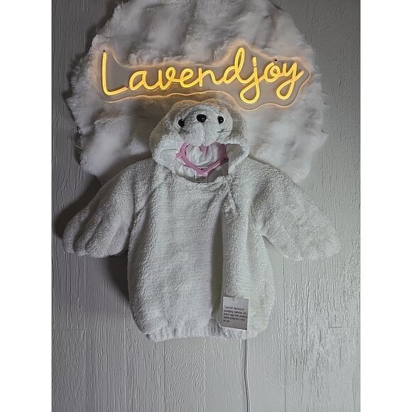 Plush White Seal Infant Baby Pullover Halloween Costume 6-12 Months - Picture 1 of 7